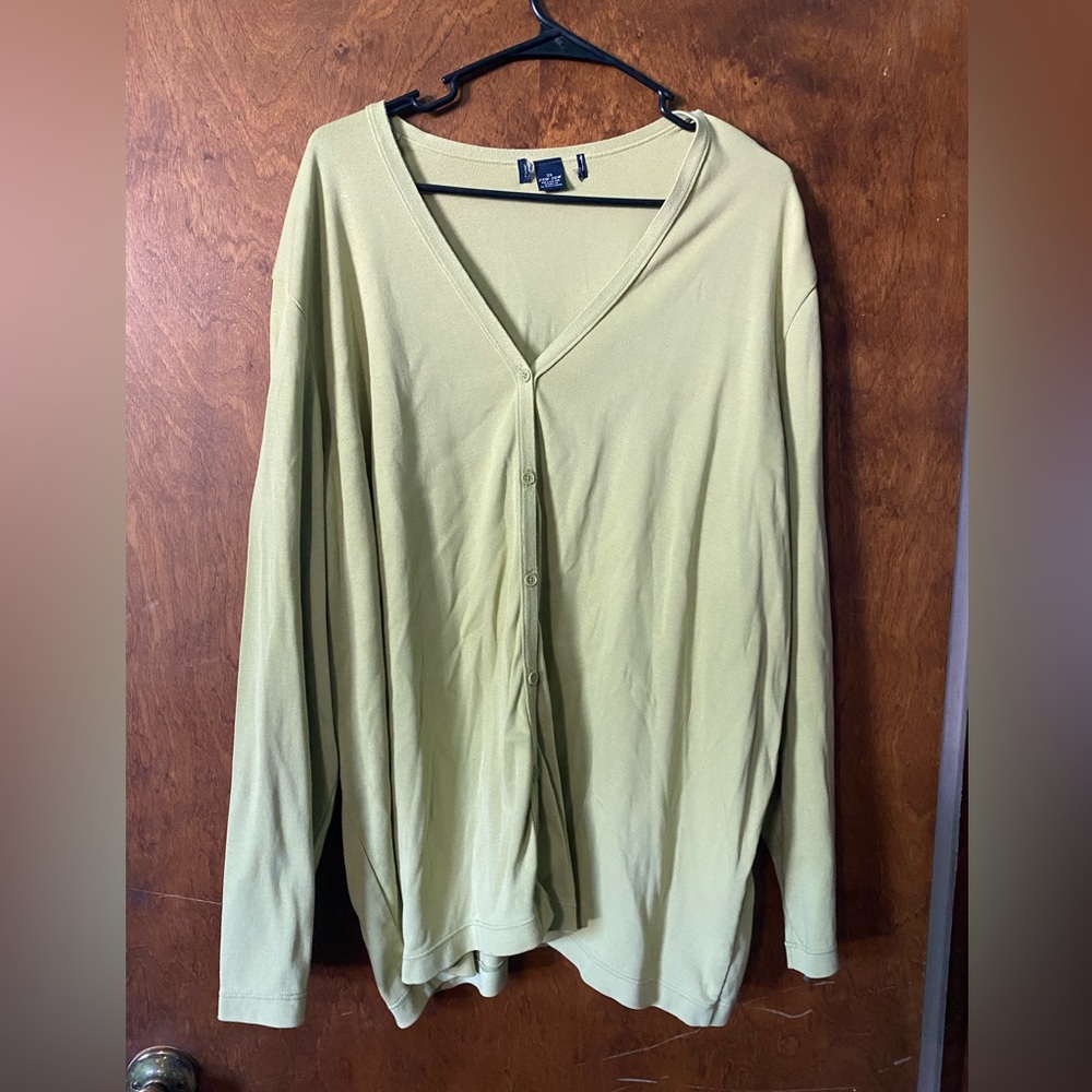 3x Womens Cardigan Light Green